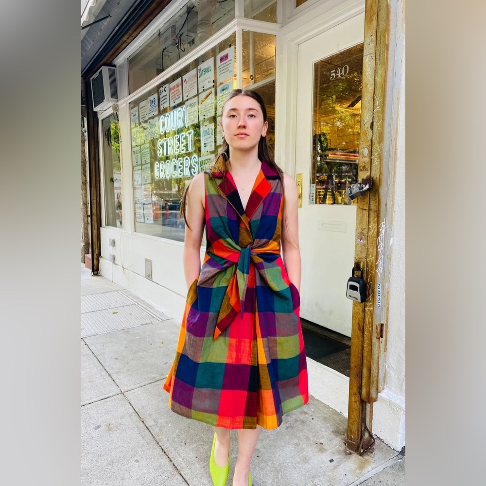 Rujuta Sheth | Willa Dress with Multi Chex